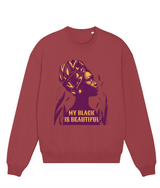 My Black Is Beautiful, Women's, Glow, Organic Cotton Sweatshirt