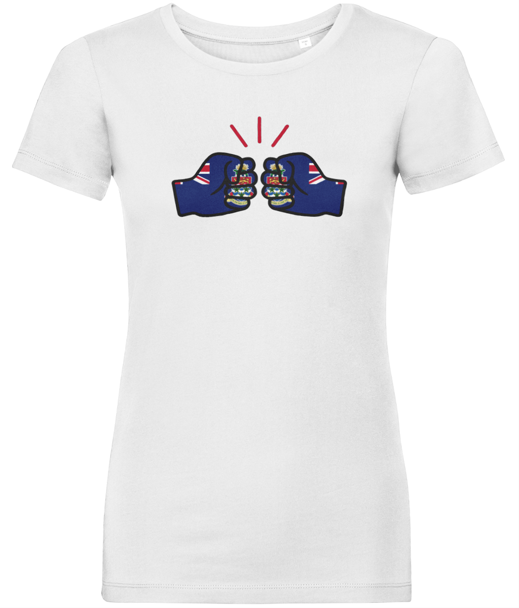 We Run Tings, Cayman Islands, Women's, Organic Ring Spun Cotton, Contemporary Shaped Fit T-Shirt