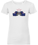 We Run Tings, Cayman Islands, Women's, Organic Ring Spun Cotton, Contemporary Shaped Fit T-Shirt