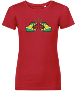 We Run Tings, Guyana, Women's, Organic Ring Spun Cotton, Contemporary Shaped Fit T-Shirt