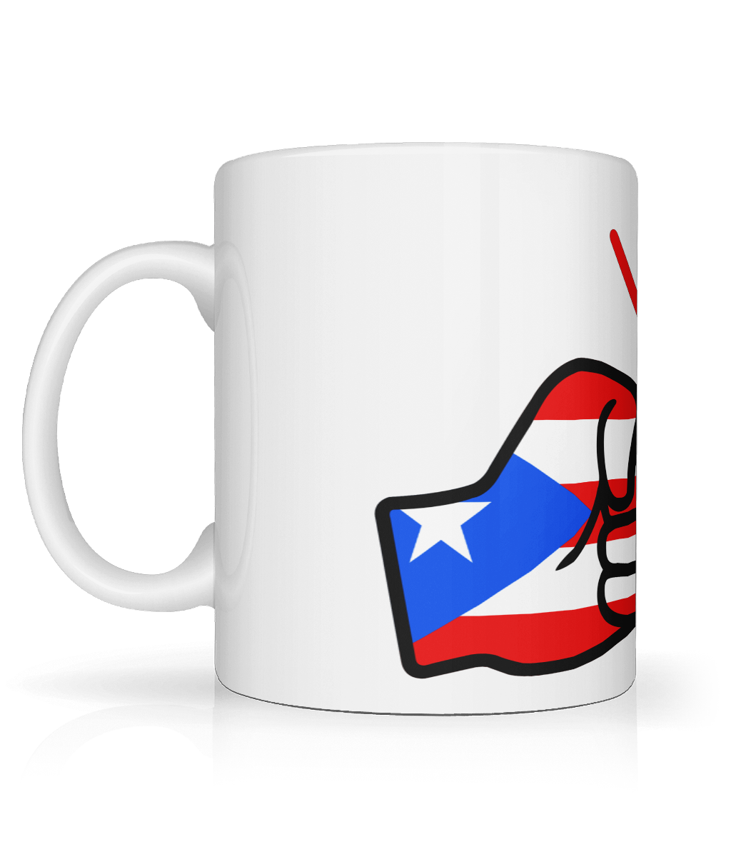 We Run Tings, Puerto Rico, Tea, Coffee Ceramic Mug, Cup, White, 11oz