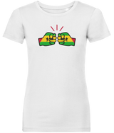 We Run Tings, São Tomé and Príncipe, Women's, Organic Ring Spun Cotton, Contemporary Shaped Fit T-Shirt