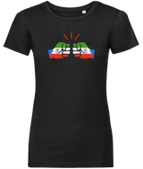 We Run Tings, Equatorial Guinea, Women's, Organic Ring Spun Cotton, Contemporary Shaped Fit T-Shirt