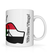 We Run Tings, Sudan, Tea, Coffee, Ceramic Mug, Cup, White, 11oz