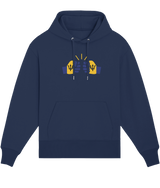 We Run Tings, Barbados, Organic Cotton, Relaxed Fit, Unisex Hoodie