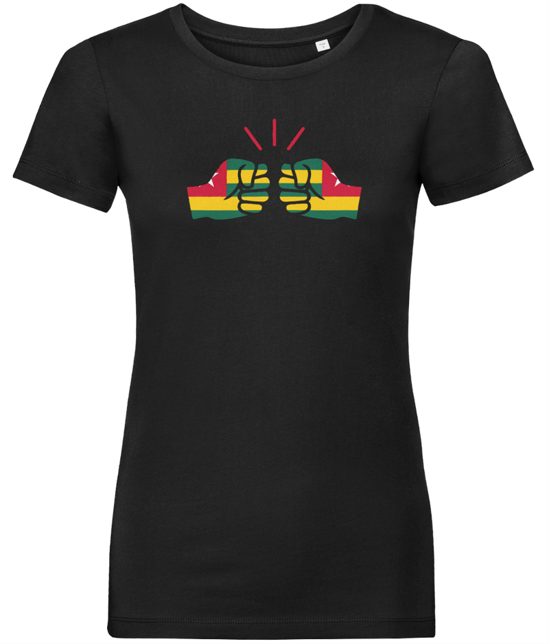 We Run Tings, Togo, Women's, Organic Ring Spun Cotton, Contemporary Shaped Fit T-Shirt