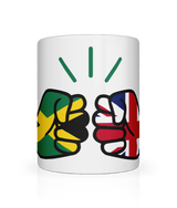 We Run Tings, Jamaica & United Kingdom, Dual Parentage, Tea, Coffee Ceramic Mug, Cup, White, 11oz