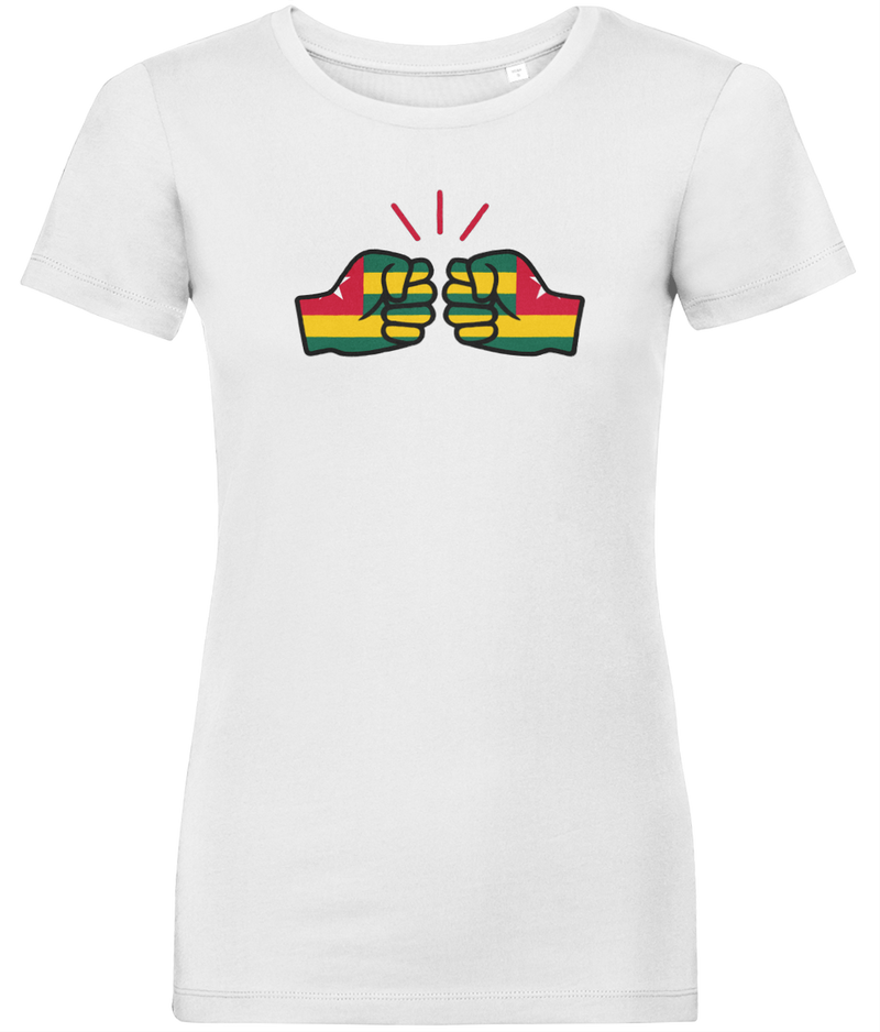 We Run Tings, Togo, Women's, Organic Ring Spun Cotton, Contemporary Shaped Fit T-Shirt