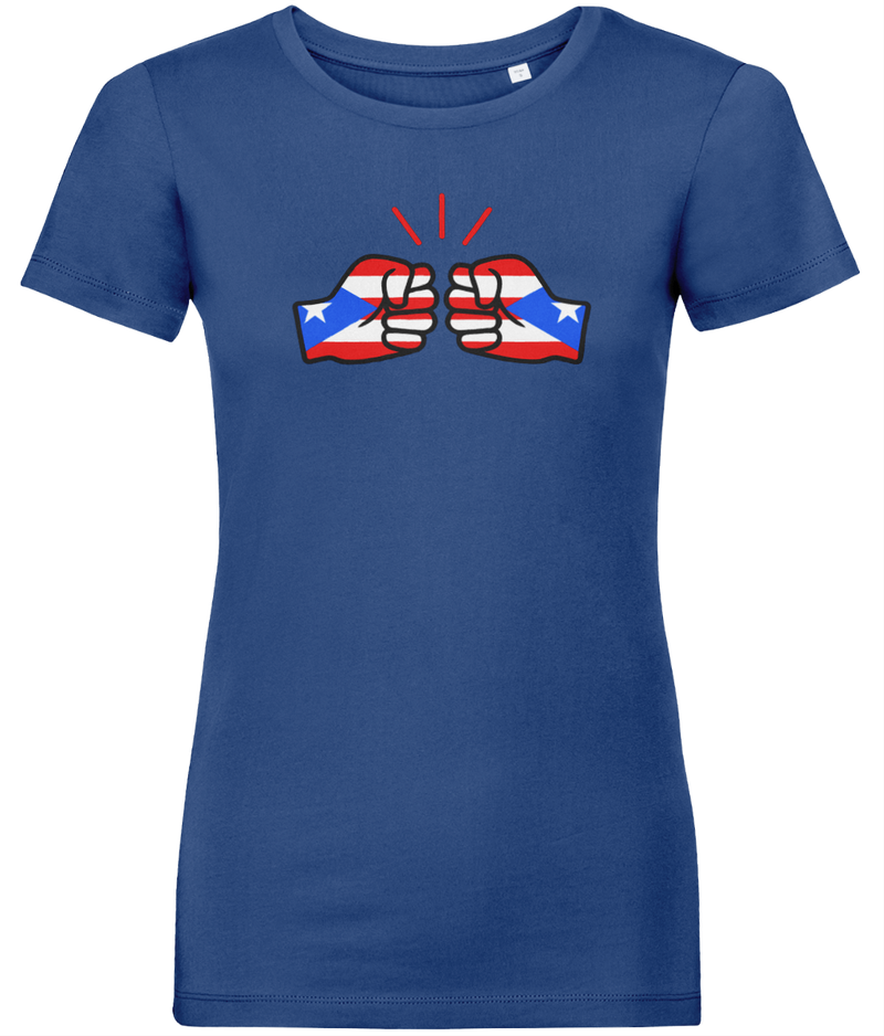 We Run Tings, Puerto Rico, Women's, Organic Ring Spun Cotton, Contemporary Shaped Fit T-Shirt