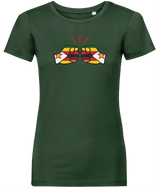 We Run Tings, Zimbabwe, Women's, Organic Ring Spun Cotton, Contemporary Shaped Fit T-Shirt