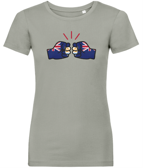 We Run Tings, Anguilla, Women's, Organic Ring Spun Cotton, Contemporary Shaped Fit T-Shirt