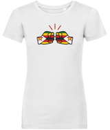 We Run Tings, Zimbabwe, Women's, Organic Ring Spun Cotton, Contemporary Shaped Fit T-Shirt