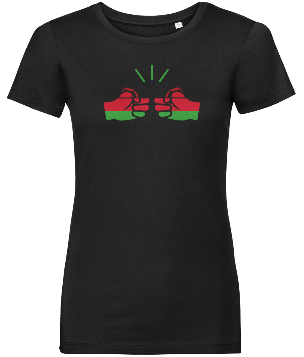 We Run Tings, Malawi, Women's, Organic Ring Spun Cotton, Contemporary Shaped Fit T-Shirt