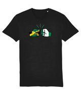 We Run Tings, Jamaica & Nigeria, Men's, Dual Parentage, Organic Ring Spun Cotton T-Shirt, Outline