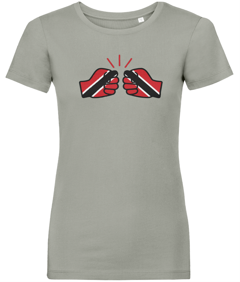 We Run Tings, Trinidad & Tobago, Women's, Organic Ring Spun Cotton, Contemporary Shaped Fit T-Shirt