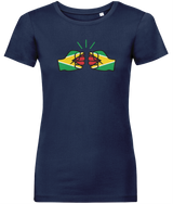 We Run Tings, Guyana, Women's, Organic Ring Spun Cotton, Contemporary Shaped Fit T-Shirt