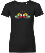 We Run Tings, Comoros, Women's, Organic Ring Spun Cotton, Contemporary Shaped Fit T-Shirt