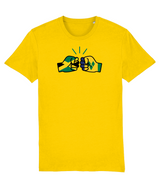 We Run Tings, Jamaica & St. Vincent, Men's, Dual Parentage, Organic Ring Spun Cotton T-Shirt, Outline