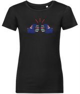 We Run Tings, Cayman Islands, Women's, Organic Ring Spun Cotton, Contemporary Shaped Fit T-Shirt