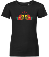 We Run Tings, Cameroon, Women's, Organic Ring Spun Cotton, Contemporary Shaped Fit T-Shirt