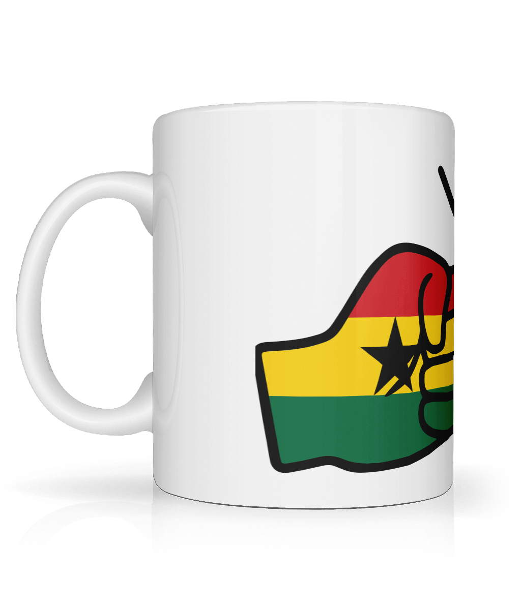 We Run Tings, Ghana, Tea, Coffee Ceramic Mug, Cup, White, 11oz