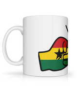 We Run Tings, Ghana, Tea, Coffee Ceramic Mug, Cup, White, 11oz