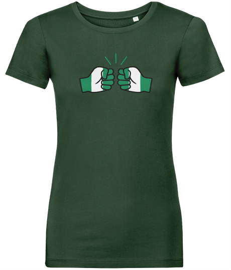 We Run Tings, Nigeria, Women's, Organic Ring Spun Cotton, Contemporary Shaped Fit T-Shirt