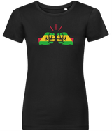 We Run Tings, São Tomé and Príncipe, Women's, Organic Ring Spun Cotton, Contemporary Shaped Fit T-Shirt