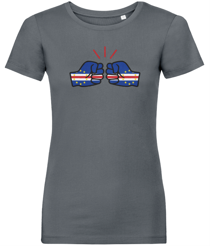 We Run Tings, Cape Verde, Women's, Organic Ring Spun Cotton, Contemporary Shaped Fit T-Shirt