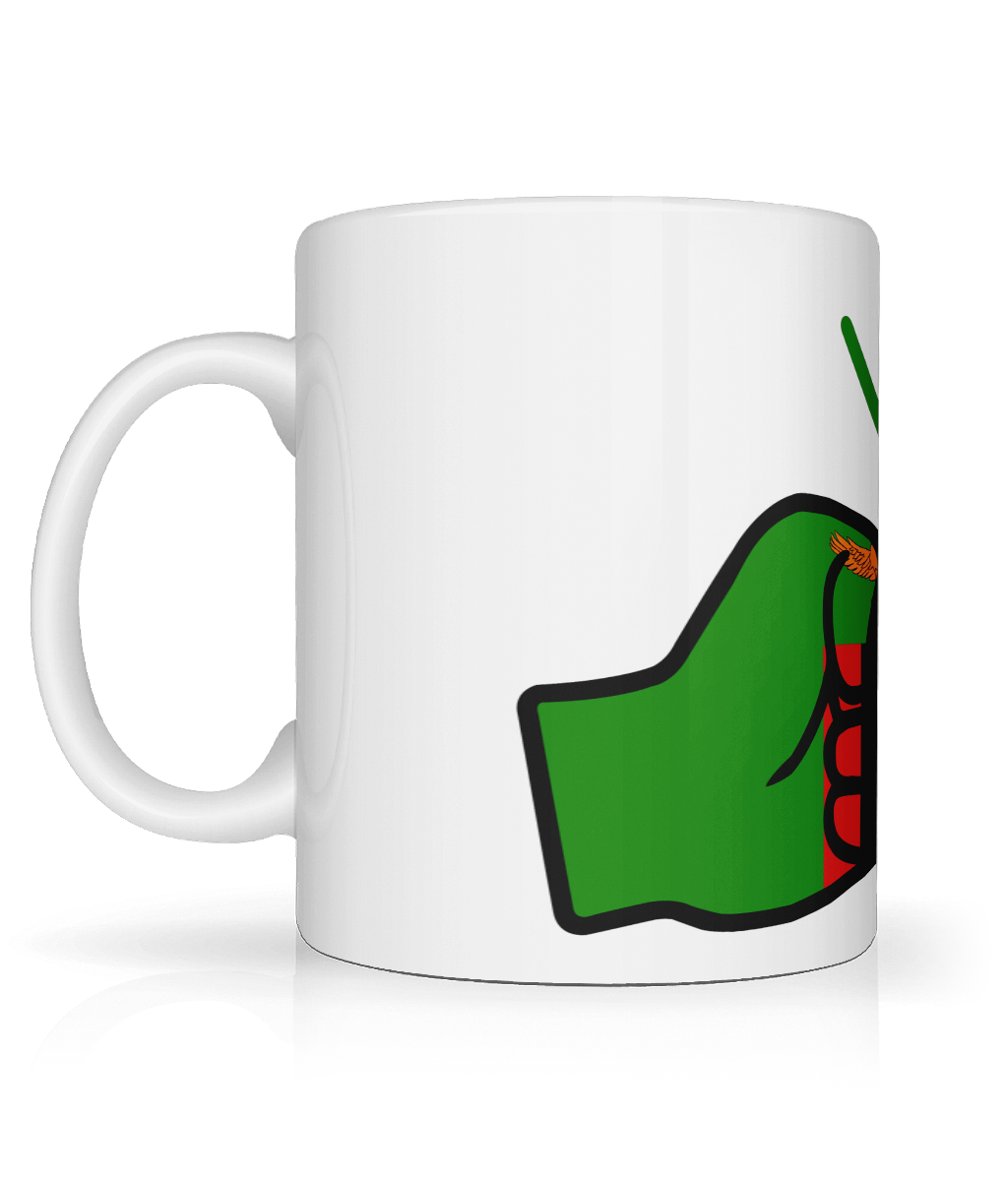 We Run Tings, Zambia, Tea, Coffee Ceramic Mug, Cup, White, 11oz