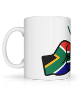 We Run Tings, South Africa, Tea, Coffee Ceramic Mug, Cup, White, 11oz