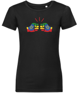 We Run Tings, Ethiopia, Women's, Organic Ring Spun Cotton, Contemporary Shaped Fit T-Shirt