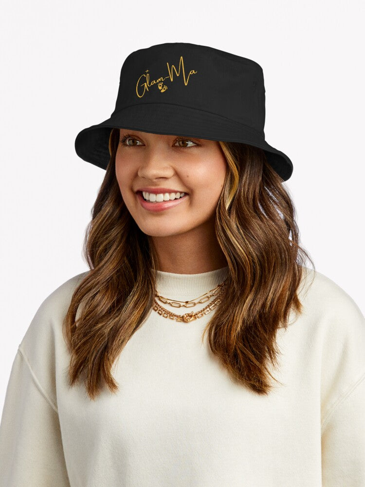 Glam -Ma, Bucket Hat, One Size