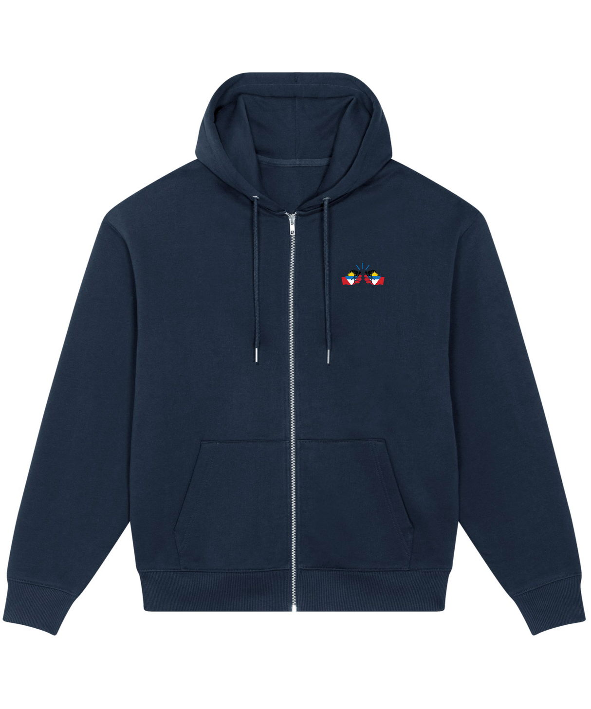 We Run Tings, Antigua, Men's, Badda Patriotic Hoodie, Full-Zip  Relaxed Fit