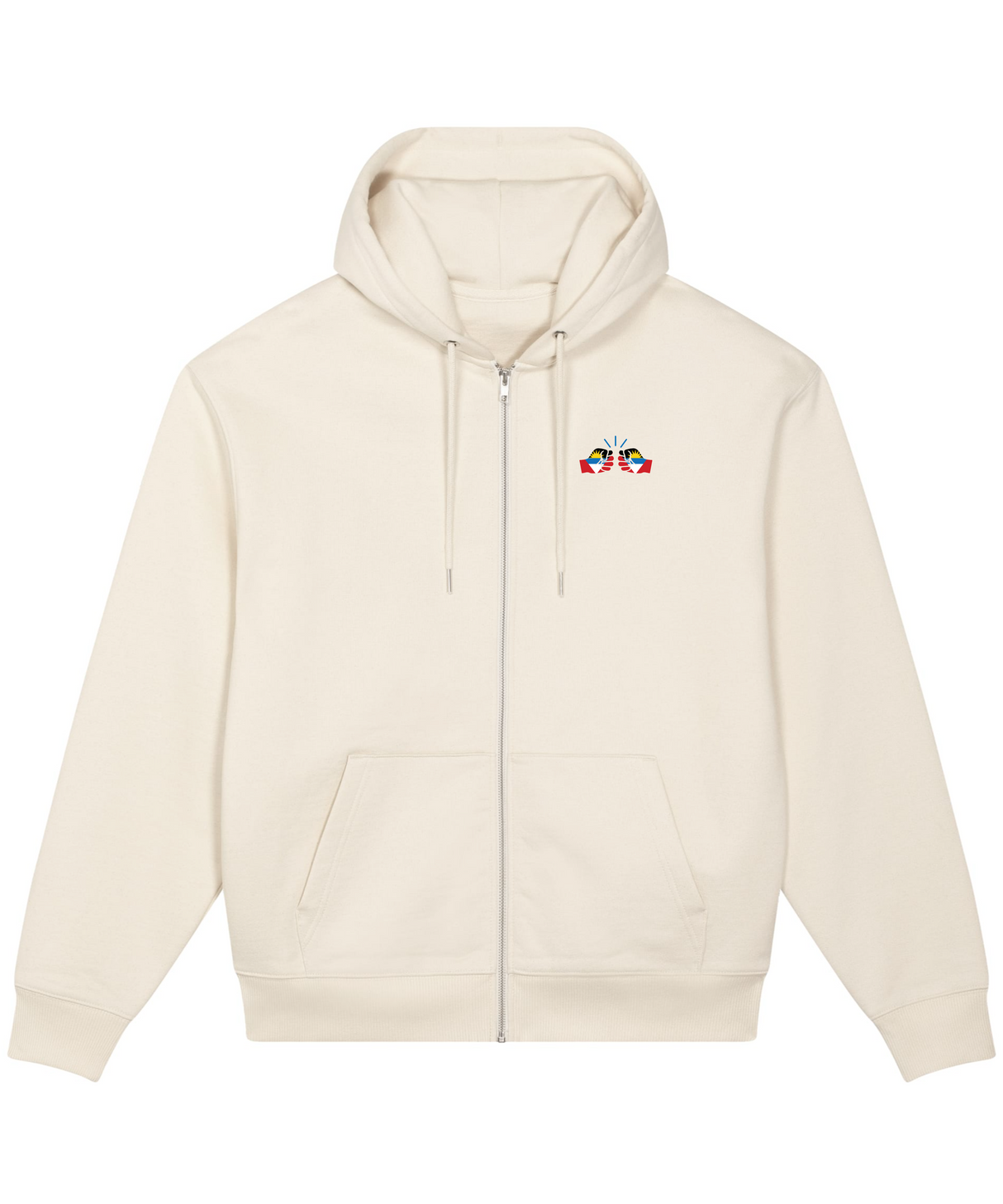 We Run Tings, Antigua, Men's, Badda Patriotic Hoodie, Full-Zip  Relaxed Fit