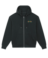 We Run Tings, Dominica, Men's, Badda Patriotic Hoodie, Full-Zip  Relaxed Fit