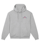 We Run Tings, Dominican Republic, Men's, Badda Patriotic Hoodie, Full-Zip  Relaxed Fit