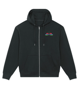 We Run Tings, Gambia, Men's, Badda Patriotic Hoodie, Full-Zip  Relaxed Fit