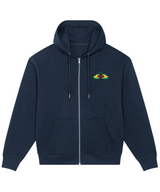 We Run Tings, Guyana, Men's, Badda Patriotic Hoodie, Full-Zip  Relaxed Fit