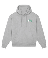 We Run Tings, Nigeria, Men's, Badda Patriotic Hoodie, Full-Zip  Relaxed Fit