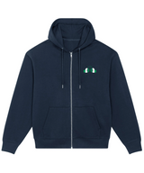 We Run Tings, Nigeria, Men's, Badda Patriotic Hoodie, Full-Zip  Relaxed Fit