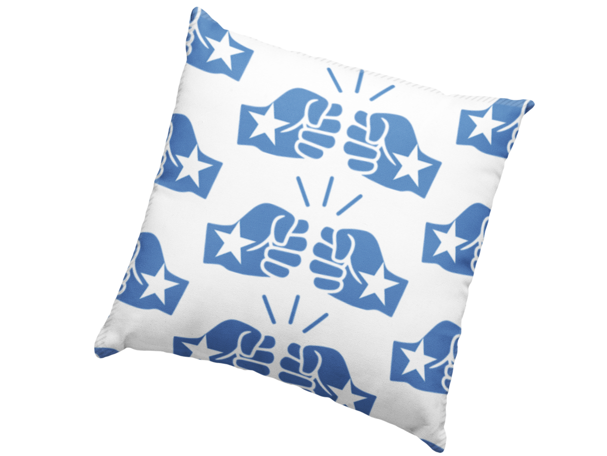 We Run Tings, Somalia, Throw, Pillow, Cushion, White, 40 x 40cm