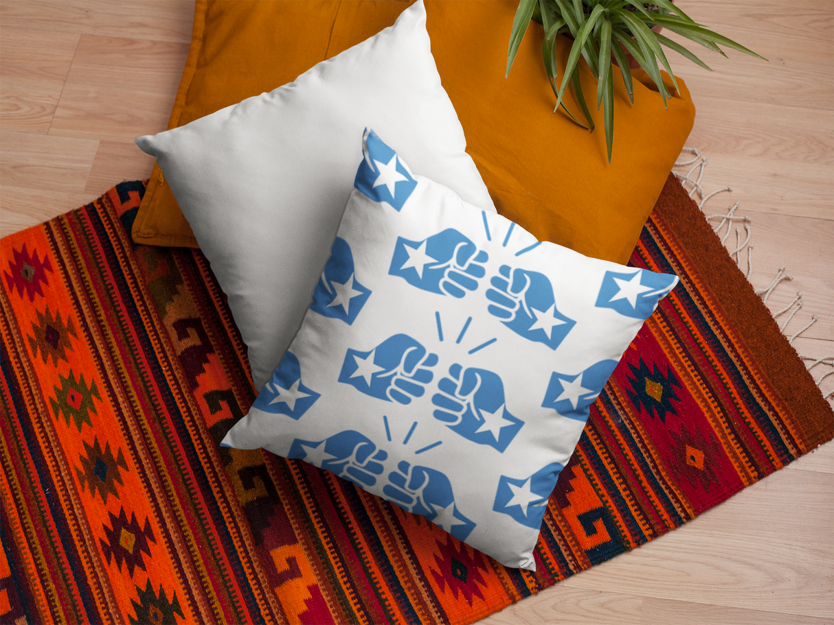 We Run Tings, Somalia, Throw, Pillow, Cushion, White, 40 x 40cm