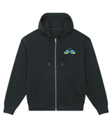 We Run Tings, St. Lucia, Men's, Badda Patriotic Hoodie, Full-Zip  Relaxed Fit