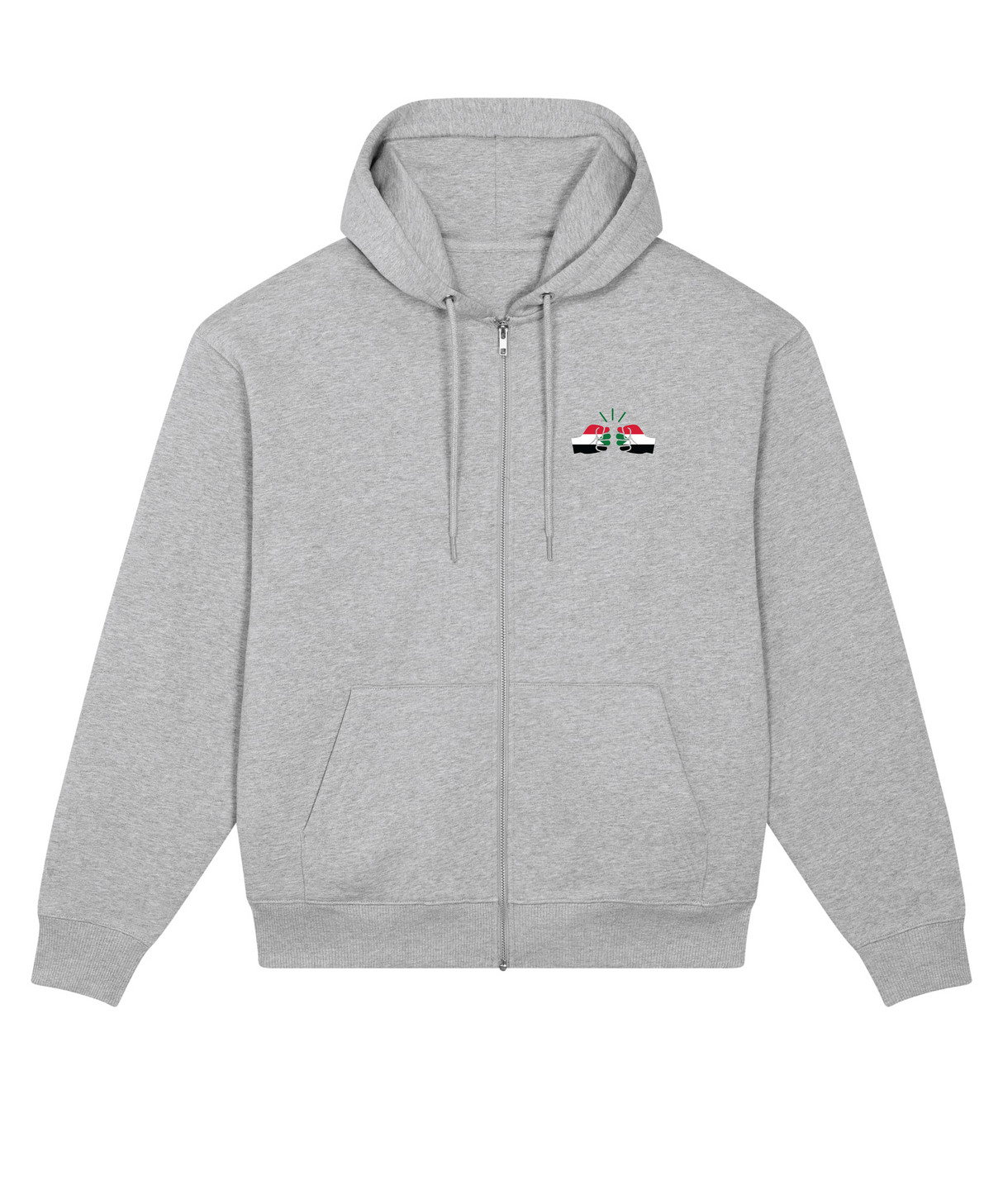 We Run Tings, Sudan, Men's, Badda Patriotic Hoodie, Full-Zip  Relaxed Fit