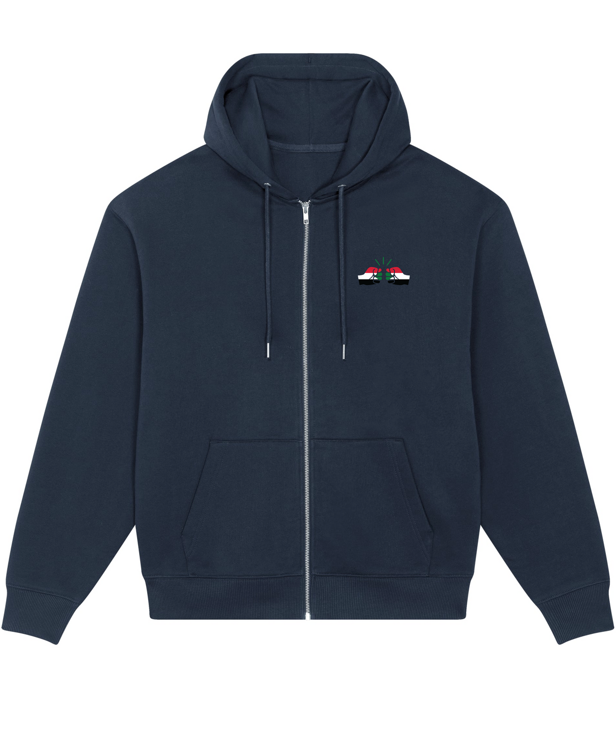 We Run Tings, Sudan, Men's, Badda Patriotic Hoodie, Full-Zip  Relaxed Fit