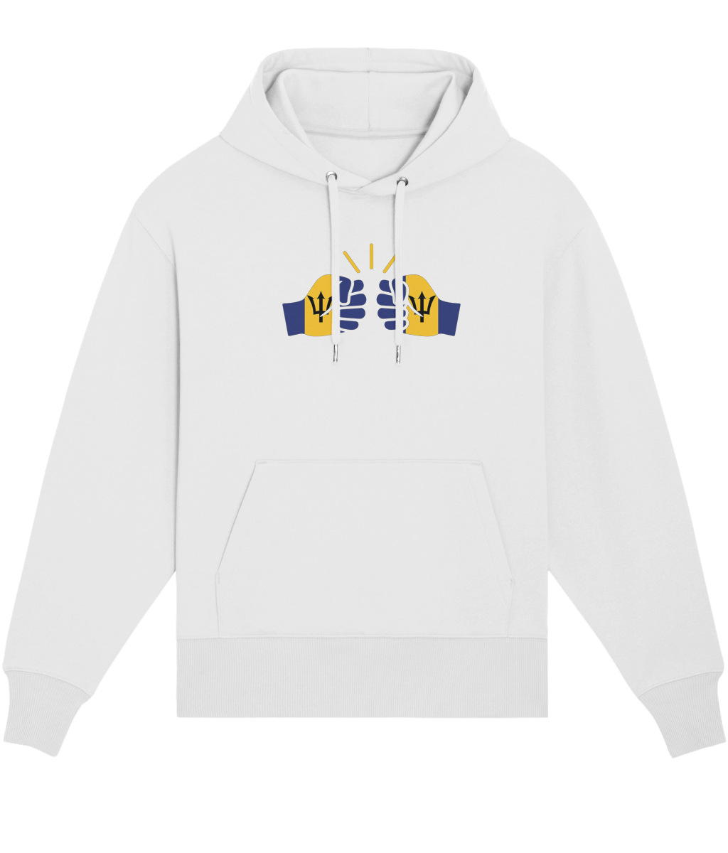 We Run Tings, Barbados, Organic Cotton, Relaxed Fit, Unisex Hoodie