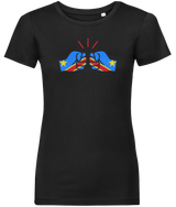 We Run Tings, Congo, Democratic Republic of the, Women's, Organic Ring Spun Cotton, Contemporary Shaped Fit T-Shirt