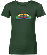 We Run Tings, Comoros, Women's, Organic Ring Spun Cotton, Contemporary Shaped Fit T-Shirt