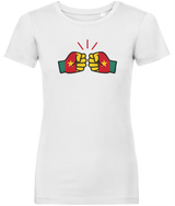 We Run Tings, Cameroon, Women's, Organic Ring Spun Cotton, Contemporary Shaped Fit T-Shirt